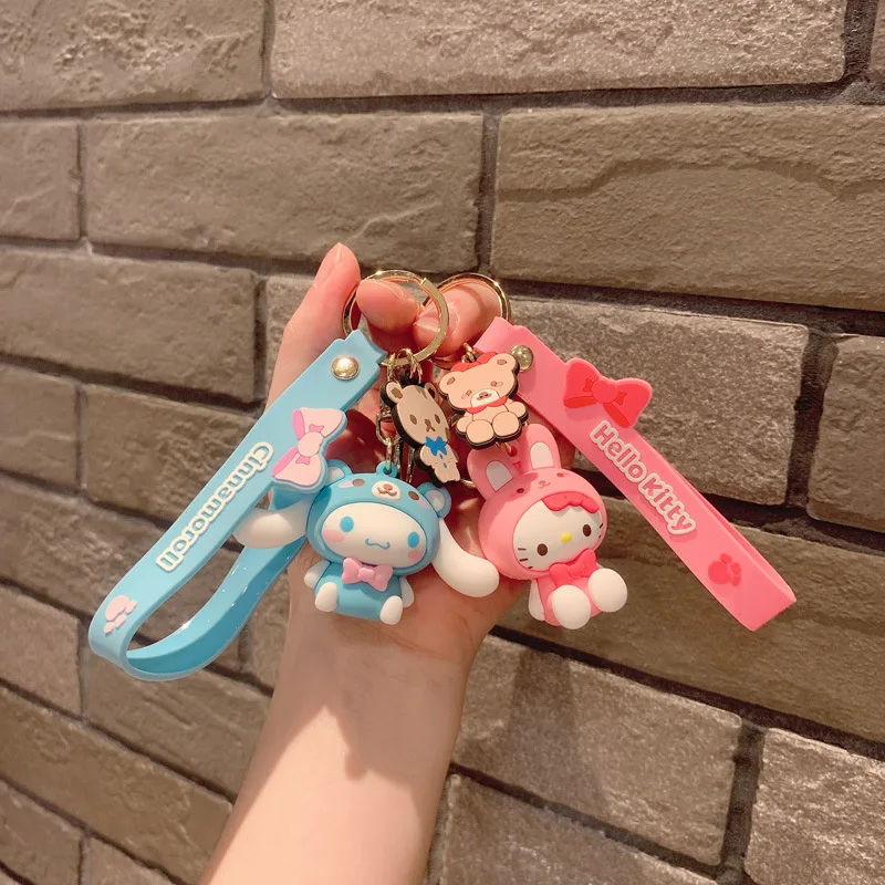 Sanrio Toys Keychians Anime Figures Hello Kitty Melody Kuromi Cinnamoroll Pompom Purin Action Figure Dolls Keyring Pendant Gifts
Sanrio Toys Keychians Anime Figures Hello Kitty Melody Kuromi Cinnamoroll Pompom Purin Action Figure Dolls Keyring Pendant Gifts