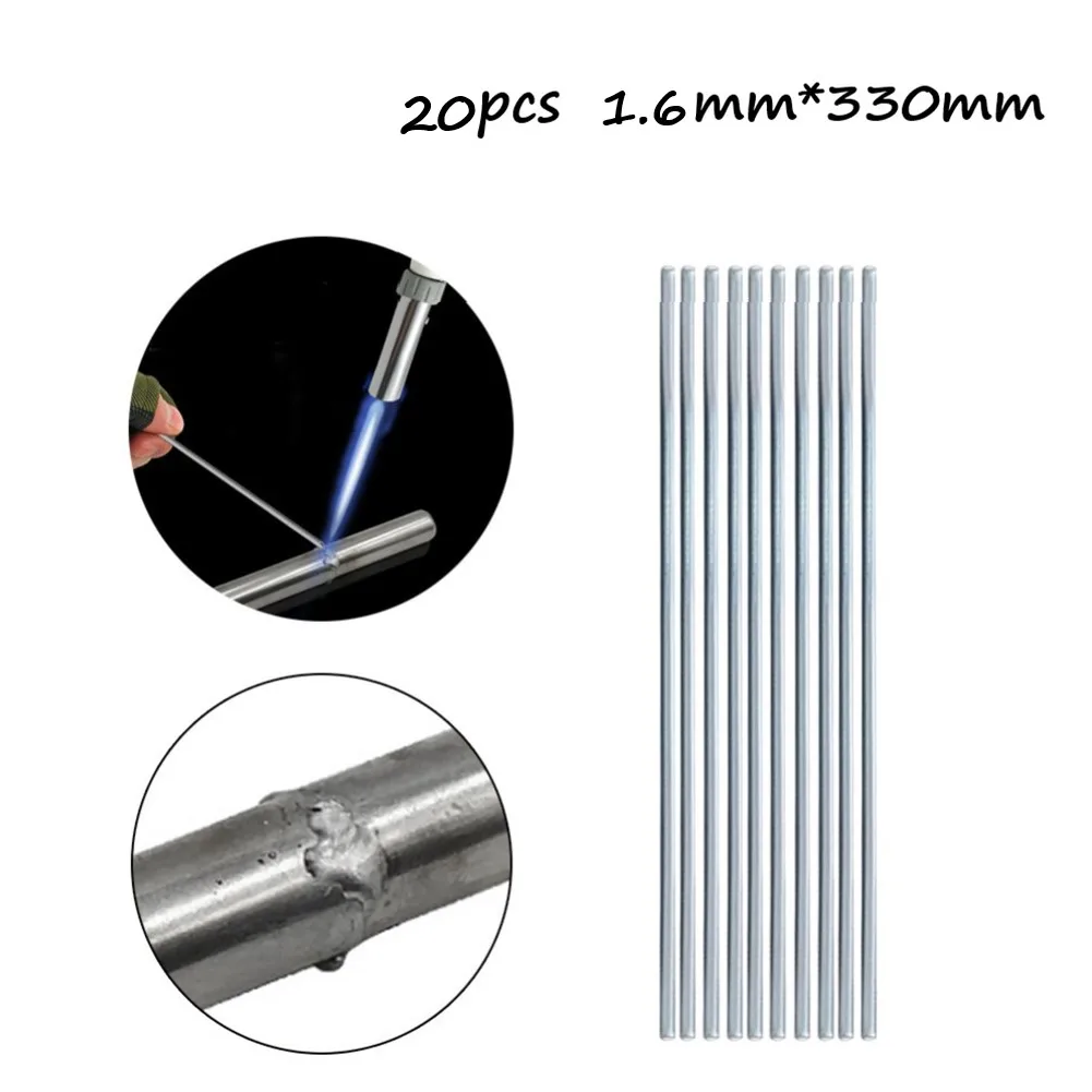 20pcs Aluminum Welding Rod 33cm Low Temperature Round Soldering Rods 380°C 1.6mm
20pcs Aluminum Welding Rod 33cm Low Temperature Round Soldering Rods 380°C 1.6mm