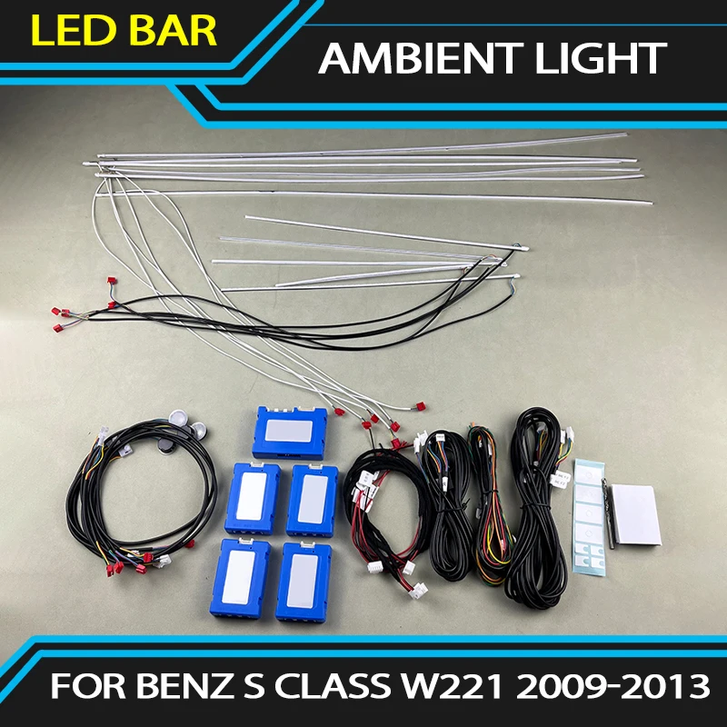 Светодиодный Ambient комплект для Benz S Class W221 2009-2013, освещение для создания атмосферы в интерьере
Светодиодный Ambient комплект для Benz S Class W221 2009-2013, освещение для создания атмосферы в интерьере