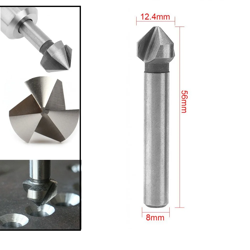 3Flute Chamfer Milling Cutter CarbideCountersink Drill Bit 90Degree Chamfering Tools Chamfer Cutter 6.3-20.5mm
3Flute Chamfer Milling Cutter CarbideCountersink Drill Bit 90Degree Chamfering Tools Chamfer Cutter 6.3-20.5mm