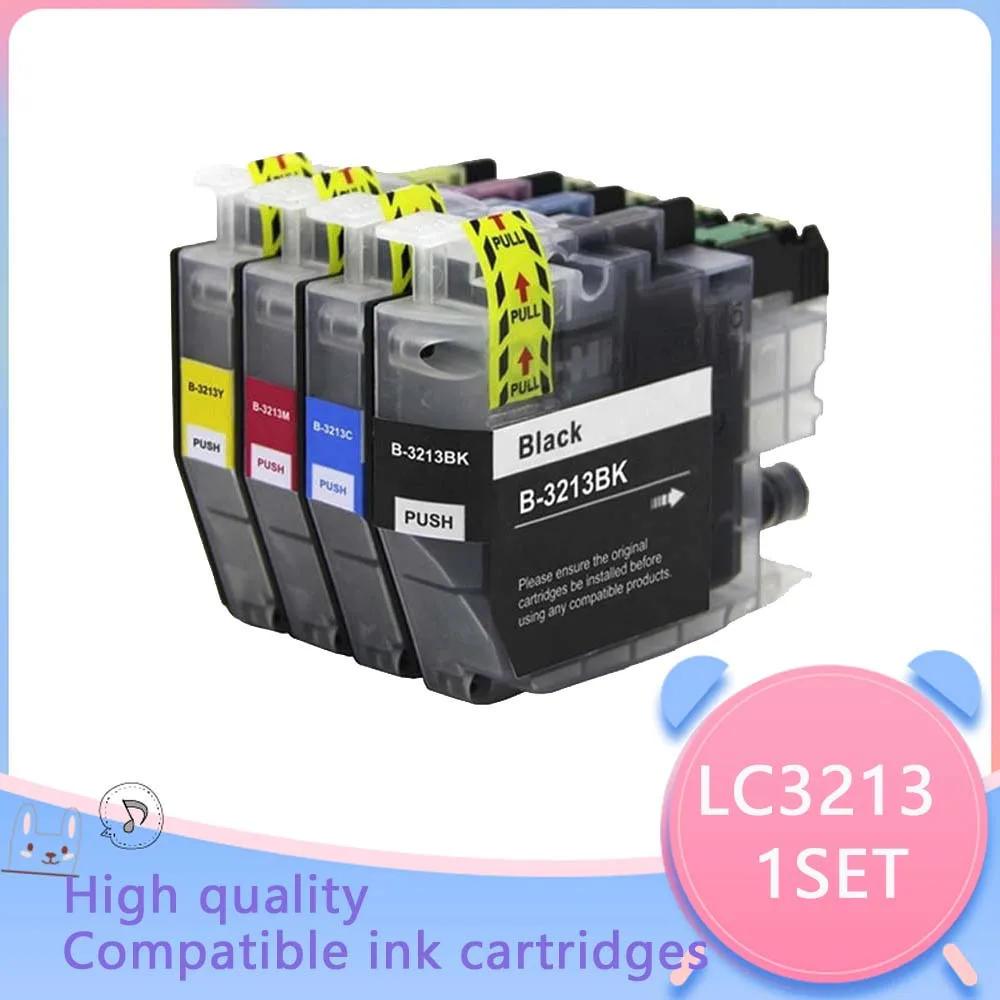 

Compatible for LC3211 LC3213 Ink Cartridge For Brother DCP-J772DW DCP-J774DW MFC-J890DW MFC-J895DW Printers LC 3211 lc3213