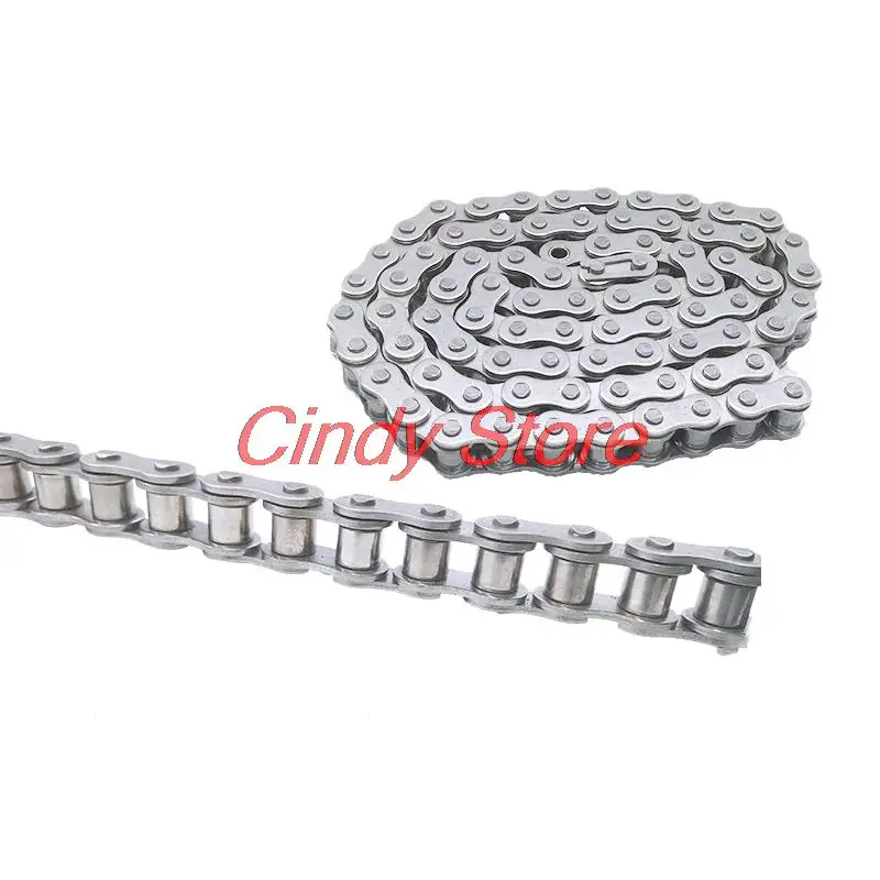 

1PCS 1.5M Industrial Stainless Steel Short Pitch Roller Transmission Drive Chain 04C 05B 06B 08B 10A 12A 16A