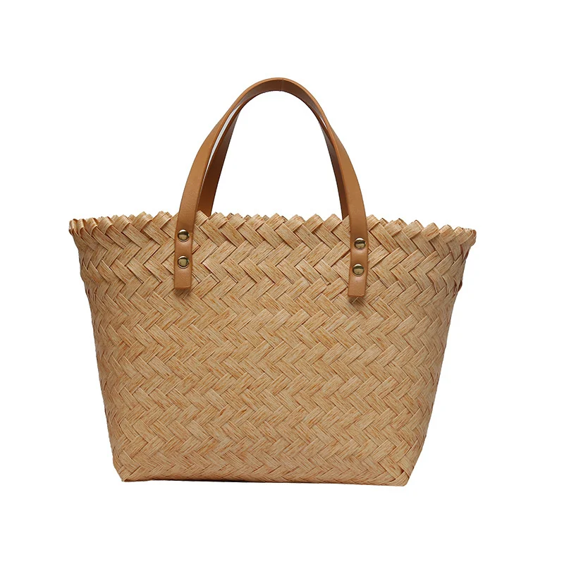 New Fashion Handmade Woven Bag Women's Portable Vegetable Basket Large-capacity Straw Shopping Bag Cool Handbag
New Fashion Handmade Woven Bag Women's Portable Vegetable Basket Large-capacity Straw Shopping Bag Cool Handbag