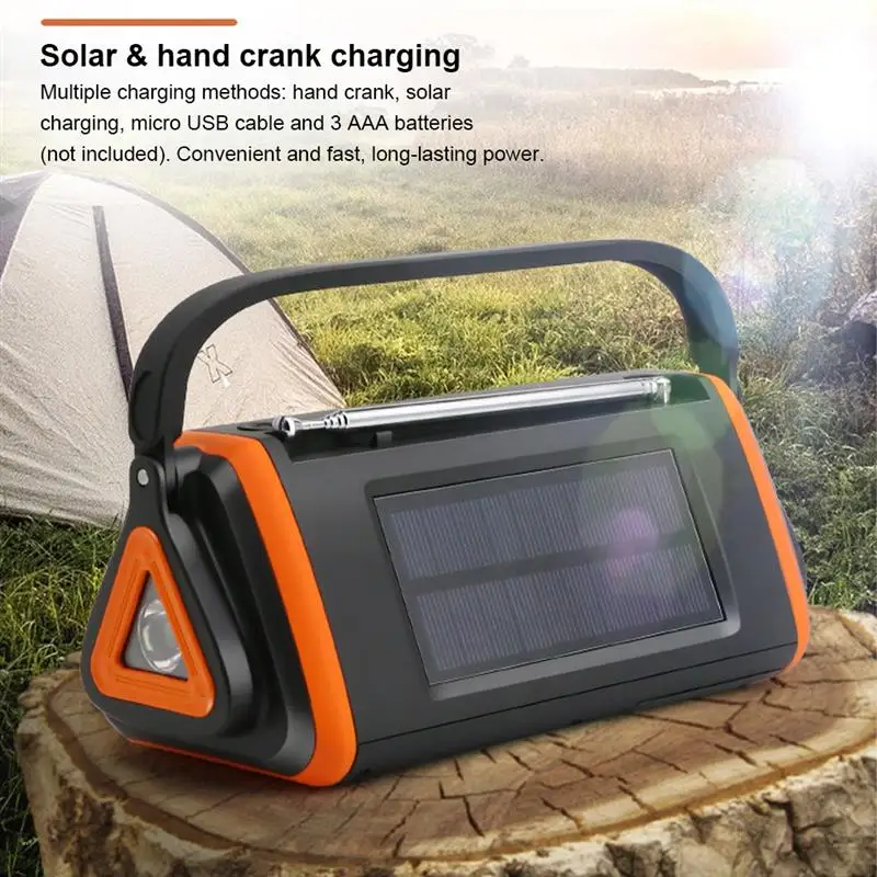 Radio Solar Rechargeable Emergency Outdoor IPX3 Waterproof LCD LED Flashlight Alarm Portable Hiking Backpacking Charger Red
Radio Solar Rechargeable Emergency Outdoor IPX3 Waterproof LCD LED Flashlight Alarm Portable Hiking Backpacking Charger Red