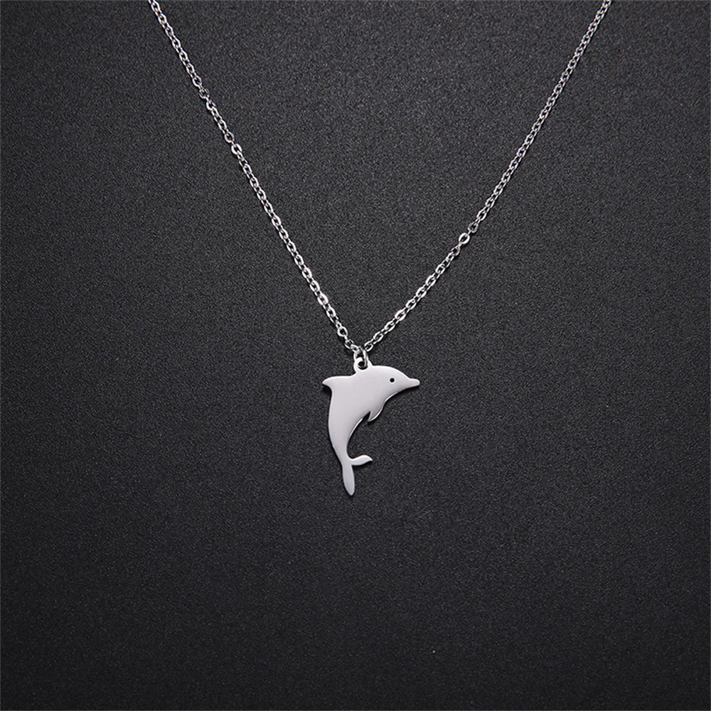Stainless Steel Dolphin Electrocardiogram Cross Necklace Lucky Tree Round Pendant Necklaces Bijoux Women Girl Jewelry Gifts
Stainless Steel Dolphin Electrocardiogram Cross Necklace Lucky Tree Round Pendant Necklaces Bijoux Women Girl Jewelry Gifts
