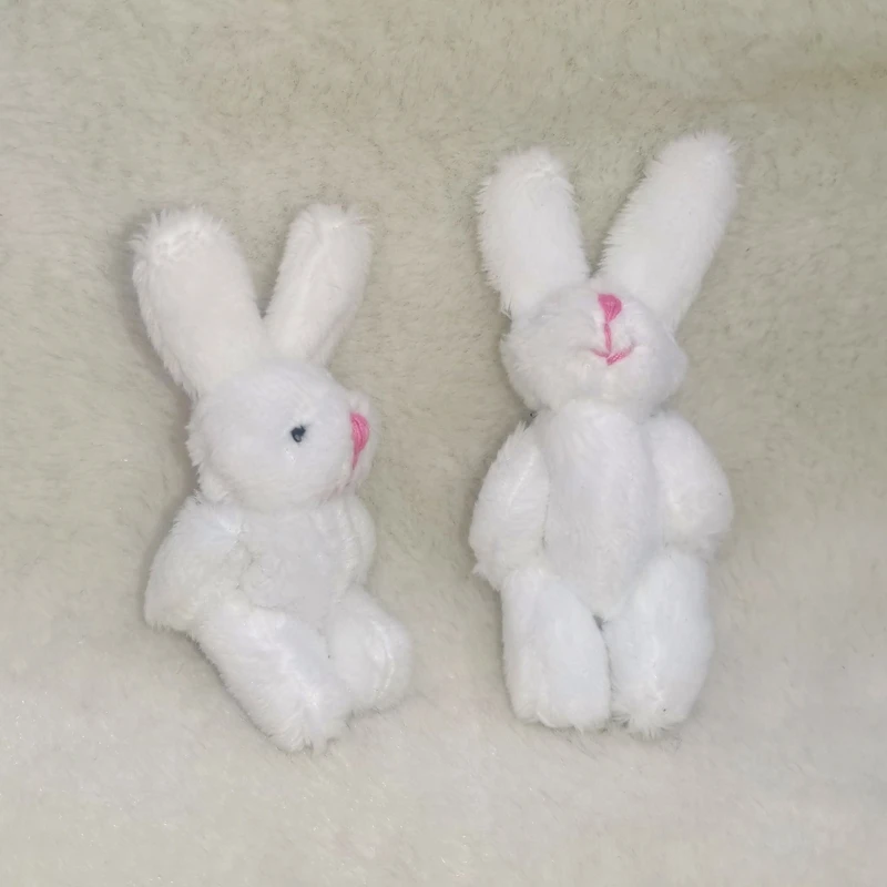 Mini Rabbit Stuffed Animal Plush Bunny Toy Party Favor Small Soft Pendant for Backpack Keychain Gift for Kids Girls Boys
Mini Rabbit Stuffed Animal Plush Bunny Toy Party Favor Small Soft Pendant for Backpack Keychain Gift for Kids Girls Boys