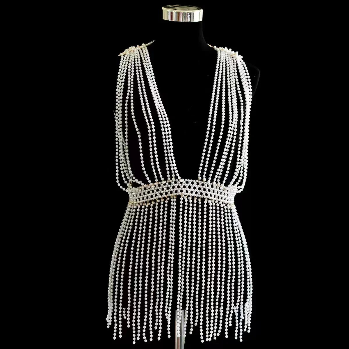 Ethnic Hand-Woven Pearl Waist Tassel Body Chain Pearl Dress Show Costume Jewelry Pearl Body Chain Jewelry
Ethnic Hand-Woven Pearl Waist Tassel Body Chain Pearl Dress Show Costume Jewelry Pearl Body Chain Jewelry