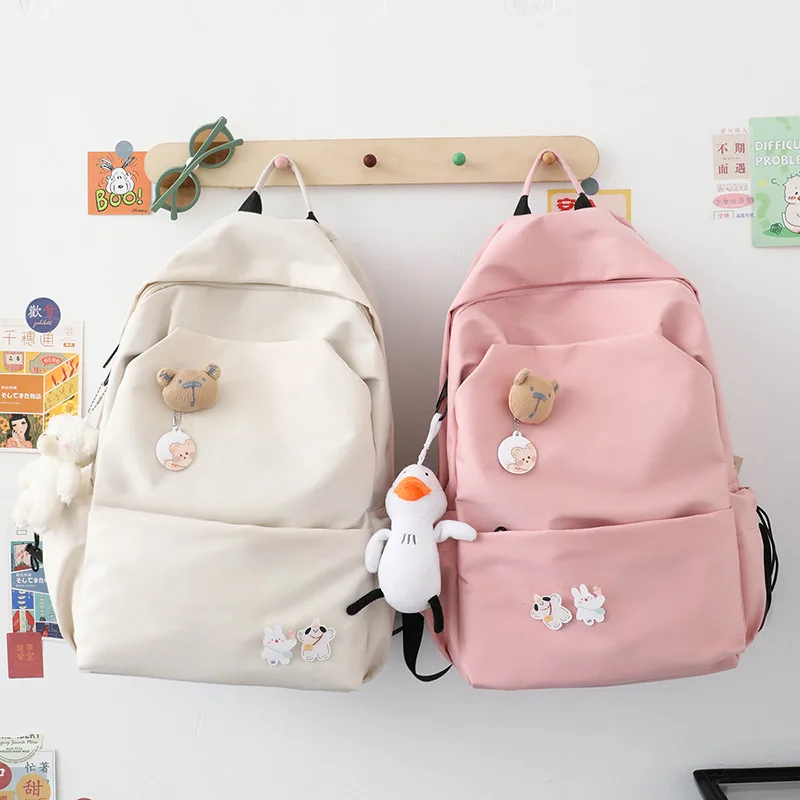Anti-Theft Waterproof Nylon Women Bag Fashion Backpack For Women Harajuku Travel Backpack Female College style Shoulder Bag
Anti-Theft Waterproof Nylon Women Bag Fashion Backpack For Women Harajuku Travel Backpack Female College style Shoulder Bag