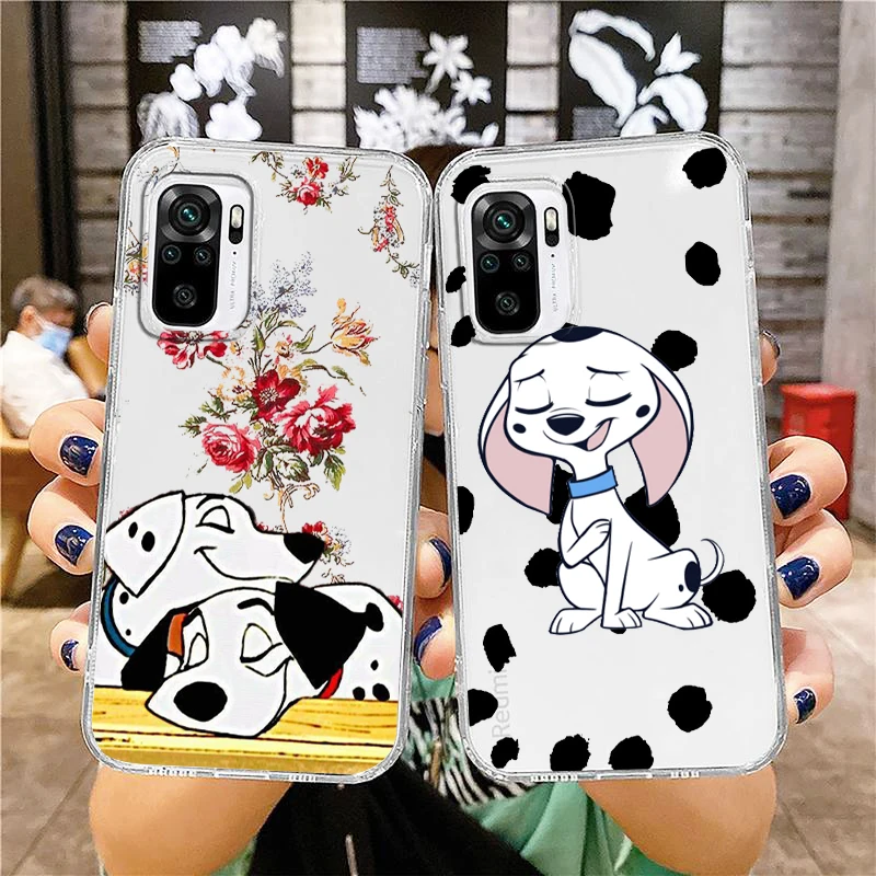 

Transparent Cover Disney Cute Art Dalmatians Phone Case For Xiaomi Redmi K50 K40 Gaming 10 10C 9AT 9A 9C 9T 8 7A 6A 5 5 Armour