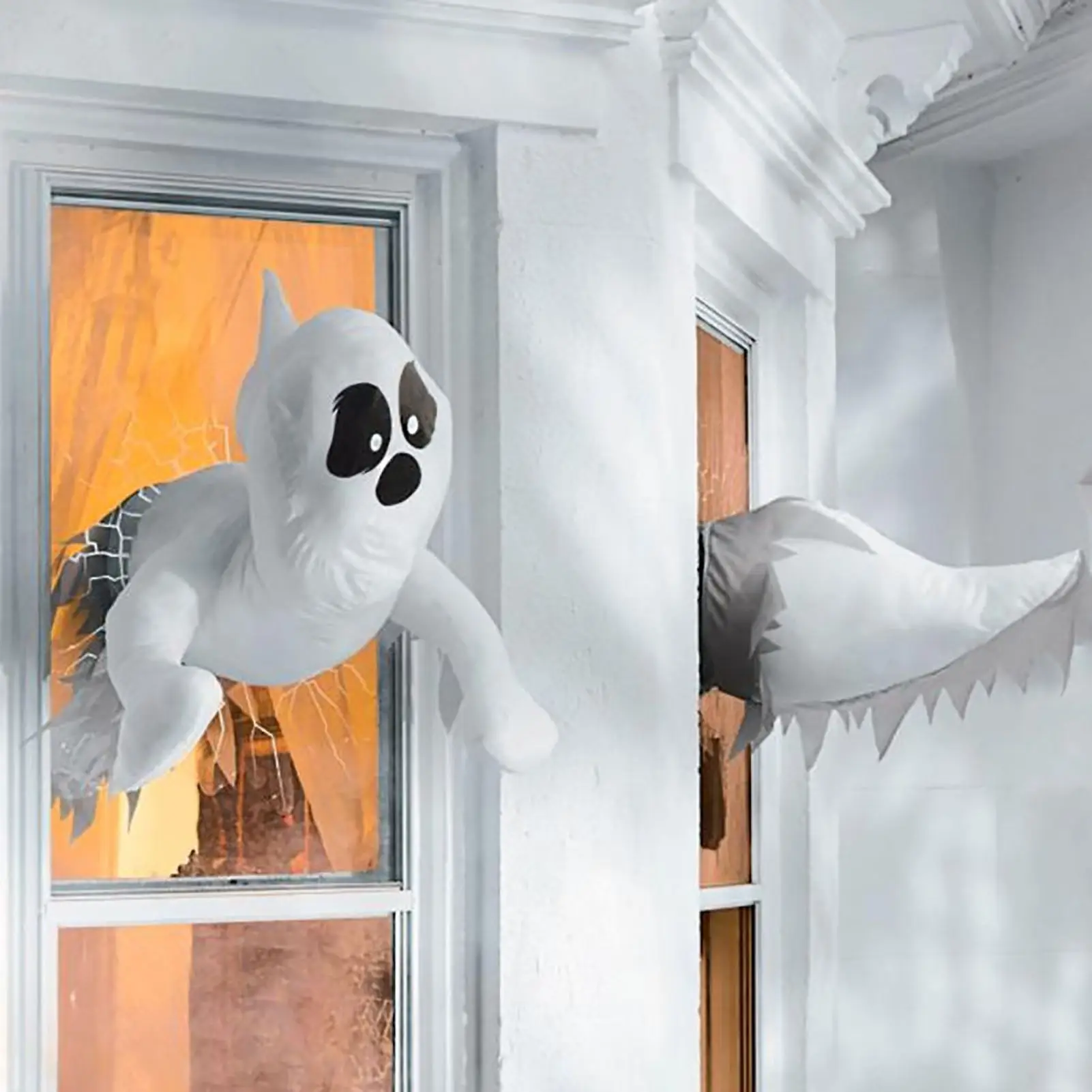 Funny Angry ghost Plush toys Window Crasher Ghosts Cute Halloween Ghost Horror Scary Ghost for Window Halloween Decorations
Funny Angry ghost Plush toys Window Crasher Ghosts Cute Halloween Ghost Horror Scary Ghost for Window Halloween Decorations