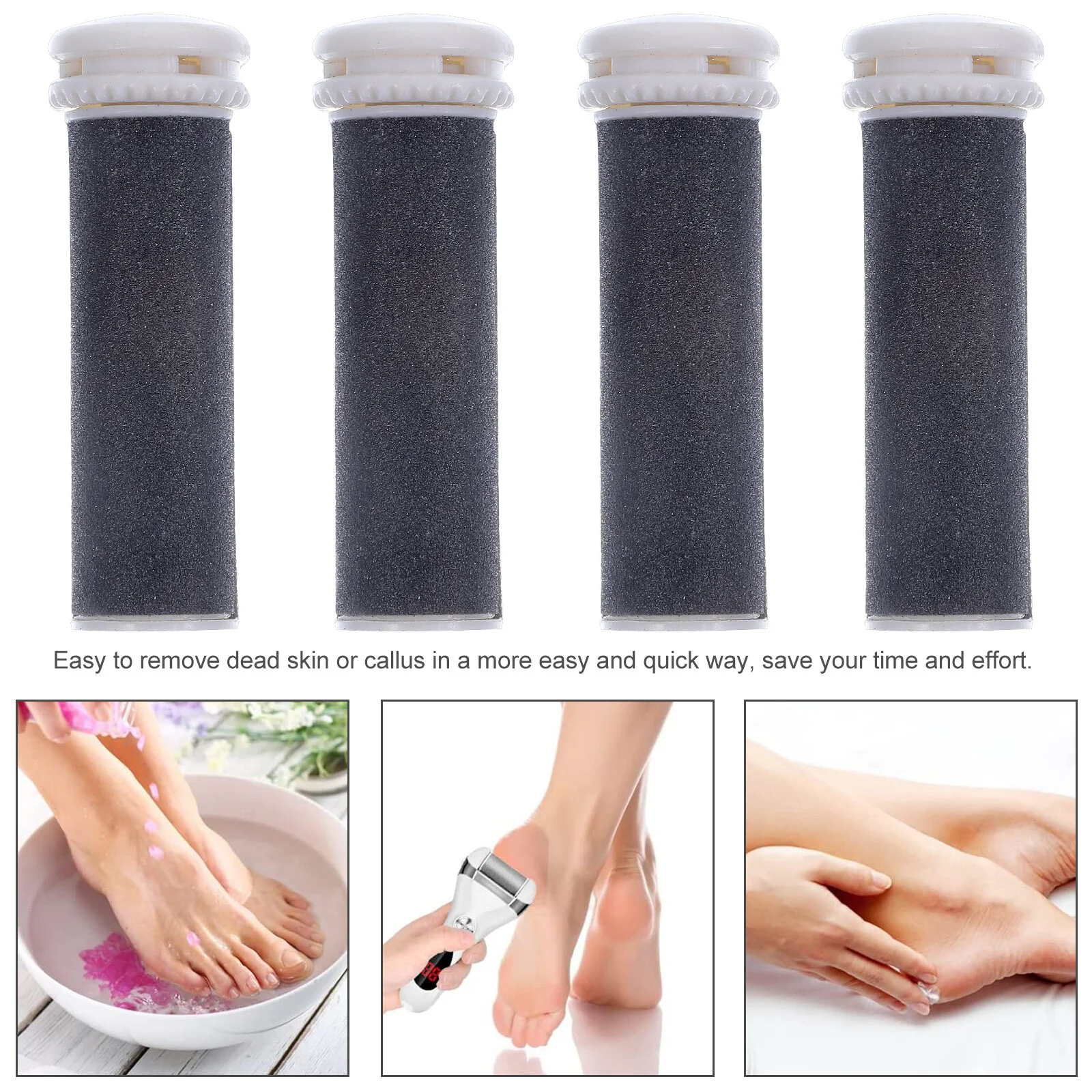 4 Pcs Pedicure Supplies Nursing Replacement Rollers Feet Electronic Foot File Refill Head Gh
4 Pcs Pedicure Supplies Nursing Replacement Rollers Feet Electronic Foot File Refill Head Gh