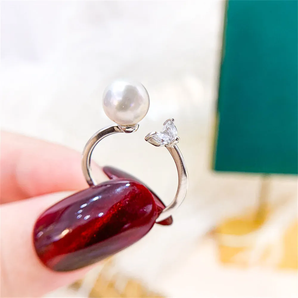 S925 sterling silver wrapped real gold half hole bead holder ring handmade diy sticky crystal pearl inlay empty holder open ring
S925 sterling silver wrapped real gold half hole bead holder ring handmade diy sticky crystal pearl inlay empty holder open ring