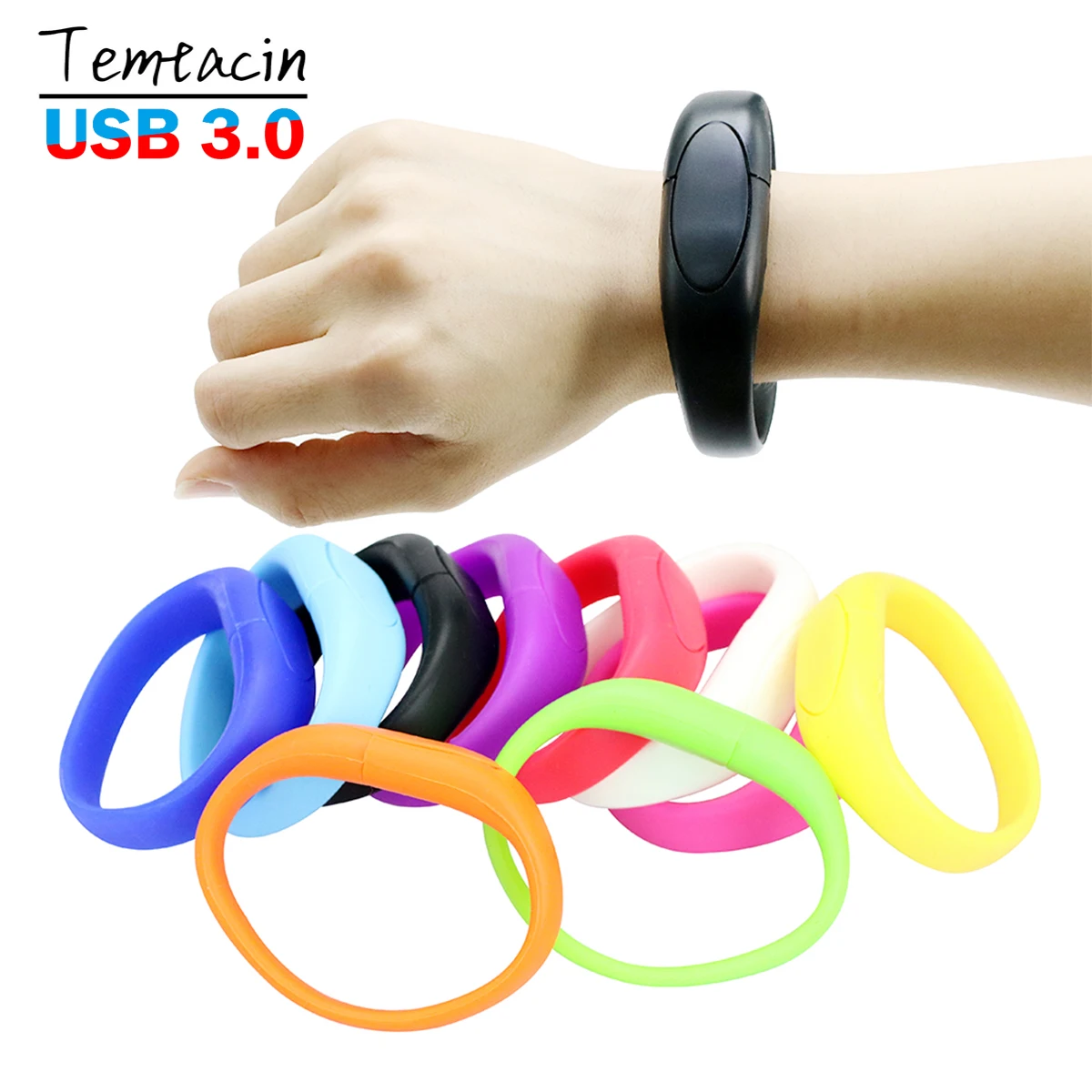 USB 3.0 Flash Drive 256GB Pen Driver Bracelet USB Memory Stick 8GB 16GB 32GB 64GB 128G Pendrive High-speed Data Transfer Cle USB
USB 3.0 Flash Drive 256GB Pen Driver Bracelet USB Memory Stick 8GB 16GB 32GB 64GB 128G Pendrive High-speed Data Transfer Cle USB