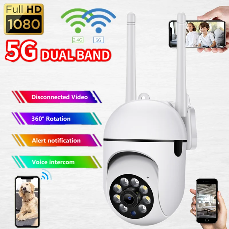 1080P Wifi IP Camera Outdoor 4X Digital Zoom 2.4+5G WiFi Surveillance Camera AI Human Detect Camcorder Security CCTV Camera
1080P Wifi IP Camera Outdoor 4X Digital Zoom 2.4+5G WiFi Surveillance Camera AI Human Detect Camcorder Security CCTV Camera