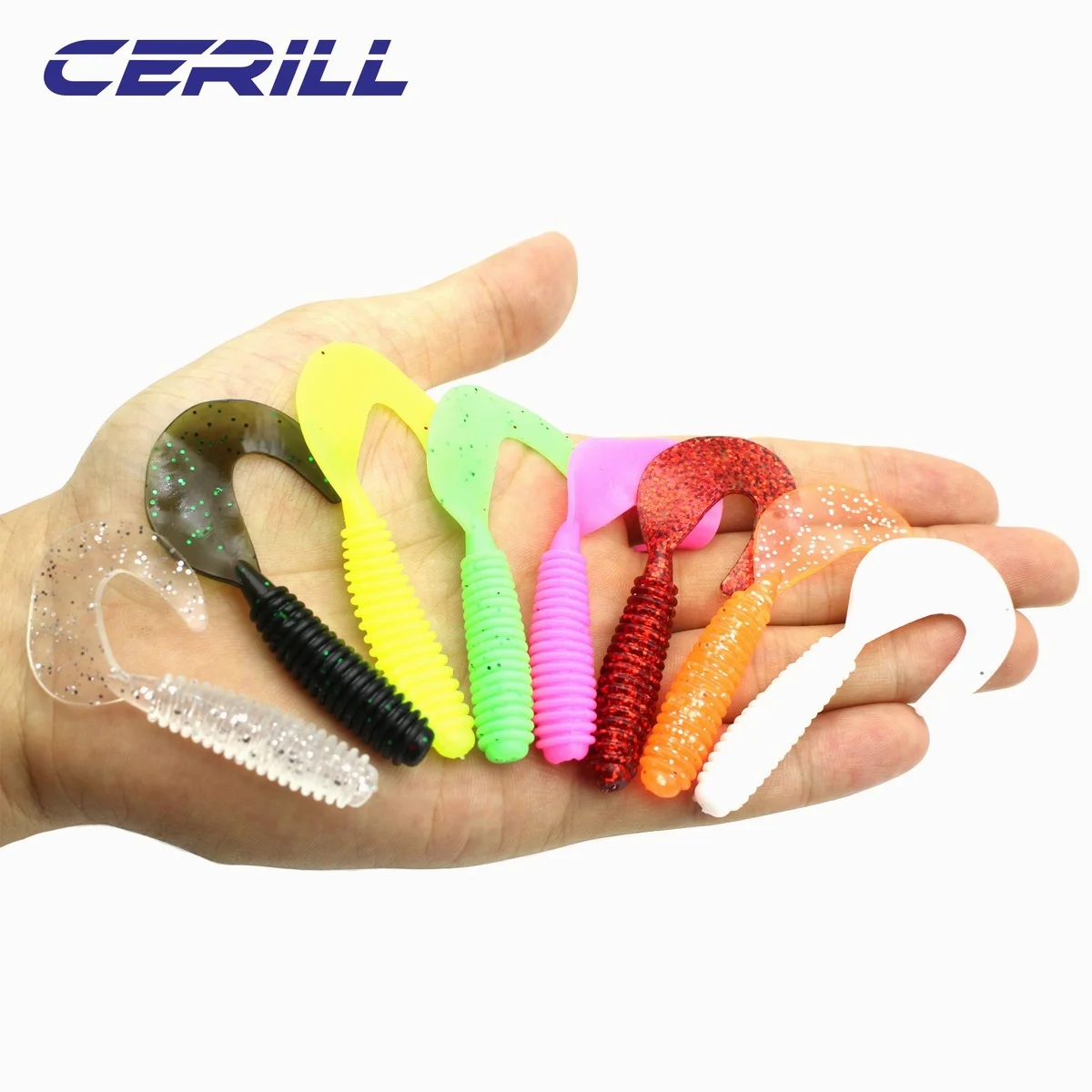 10 PCS Cerill 7.5cm Soft Fishing Lure Worm Bait Volume Tail Silicone Bass Swimbait Maggot Bionic Larva Takcle Artificial Bait
10 PCS Cerill 7.5cm Soft Fishing Lure Worm Bait Volume Tail Silicone Bass Swimbait Maggot Bionic Larva Takcle Artificial Bait