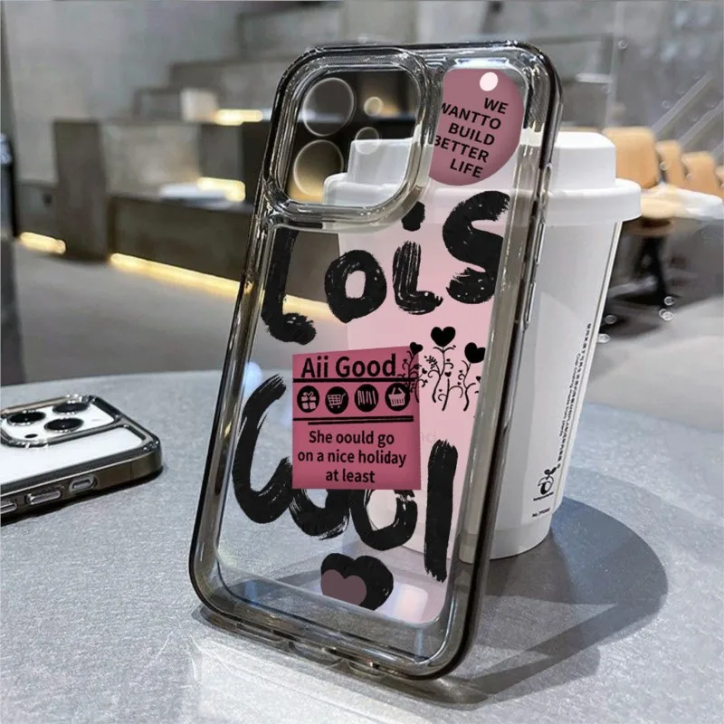 Graffiti Love Phone Case Suitable For iPhone 14 13 12 11 Pro Max XS Max X XR 8 7 Plus Transparent Full Cover Silicone Protector
Graffiti Love Phone Case Suitable For iPhone 14 13 12 11 Pro Max XS Max X XR 8 7 Plus Transparent Full Cover Silicone Protector