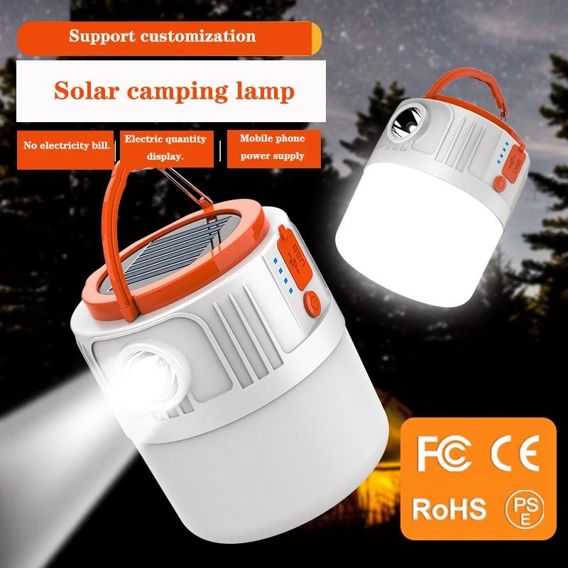 Solar LED camping lamp, no electricity, USB charging, outing, hiking, tents, multi-function, outdoor equipment,capacity, durable
Solar LED camping lamp, no electricity, USB charging, outing, hiking, tents, multi-function, outdoor equipment,capacity, durable