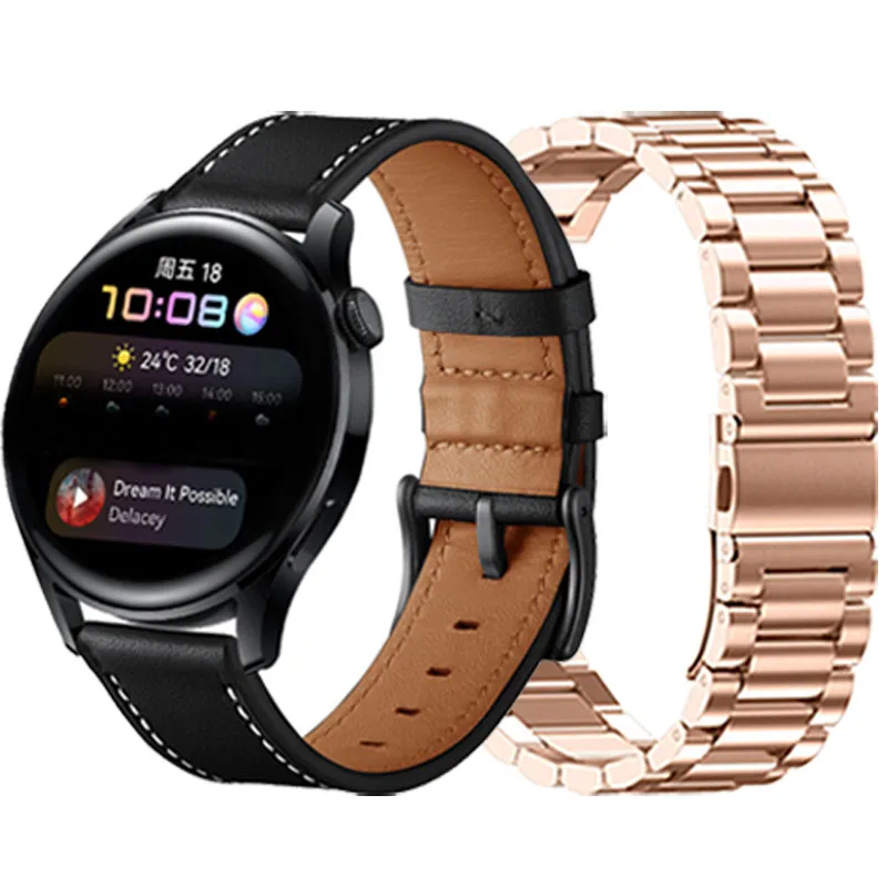 Браслет для Huawei Watch 3 GT 2e 2 Pro 42 мм 46 мм, из нержавеющей стали, кожаный
Браслет для Huawei Watch 3 GT 2e 2 Pro 42 мм 46 мм, из нержавеющей стали, кожаный