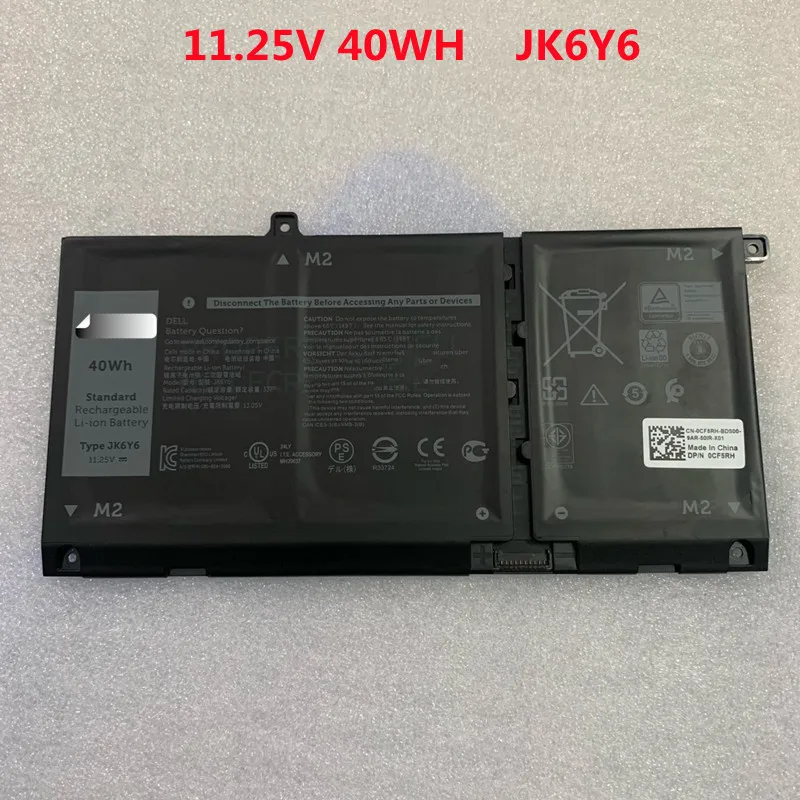 11.25V 40WH Original C5KG6 CF5RH JK6Y6 Laptop Battery For Dell Latitude 3410 3510 Dell Vostro 5300 5401 5501 Series Notebook
11.25V 40WH Original C5KG6 CF5RH JK6Y6 Laptop Battery For Dell Latitude 3410 3510 Dell Vostro 5300 5401 5501 Series Notebook