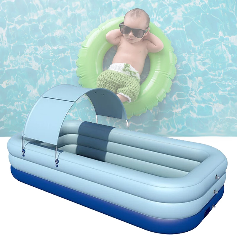 Outdoor Indoor Three-tier Swimming Pool With Penger Double Bottom One-button Inflatable Bathtub Home Large Family Swimming Pool
Outdoor Indoor Three-tier Swimming Pool With Penger Double Bottom One-button Inflatable Bathtub Home Large Family Swimming Pool