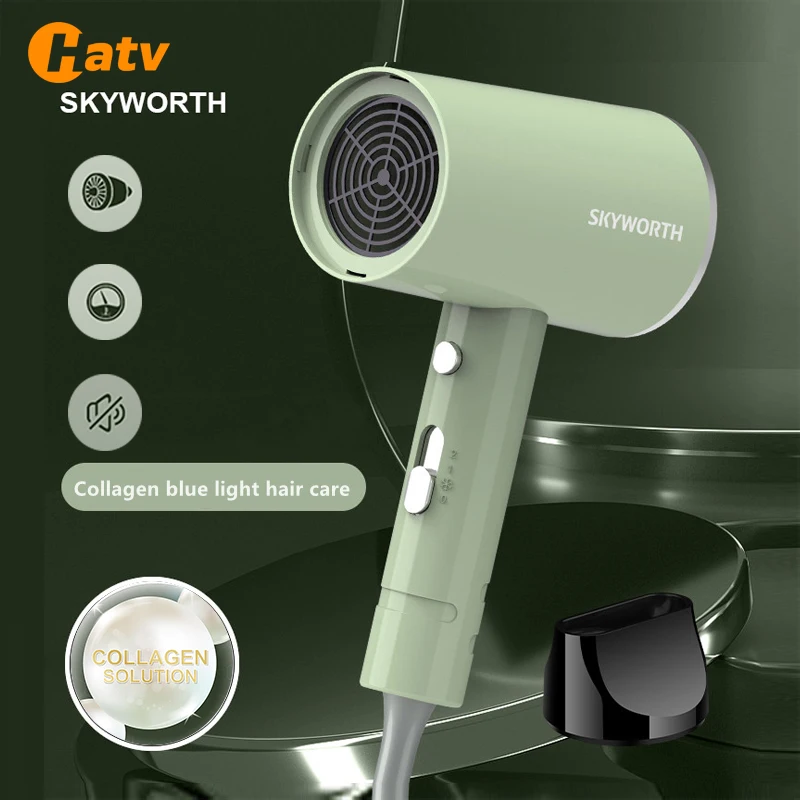 HATV Hair Dryer Negative Ion Professional Quick Dry Blow Dryer Household Mini Portable Blue Light Anion Hot Cold Modeling Tools
HATV Hair Dryer Negative Ion Professional Quick Dry Blow Dryer Household Mini Portable Blue Light Anion Hot Cold Modeling Tools