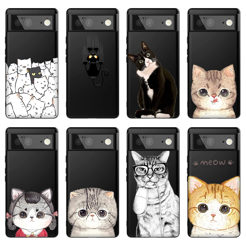 Funny Cute Cat Coque for Google Pixel 6 Pro 5 5a 4 4a 3 3a XL 5G Soft Silicone Phone Cases for Pixel 6Pro 4XL 3XL Covers Fundas
Funny Cute Cat Coque for Google Pixel 6 Pro 5 5a 4 4a 3 3a XL 5G Soft Silicone Phone Cases for Pixel 6Pro 4XL 3XL Covers Fundas