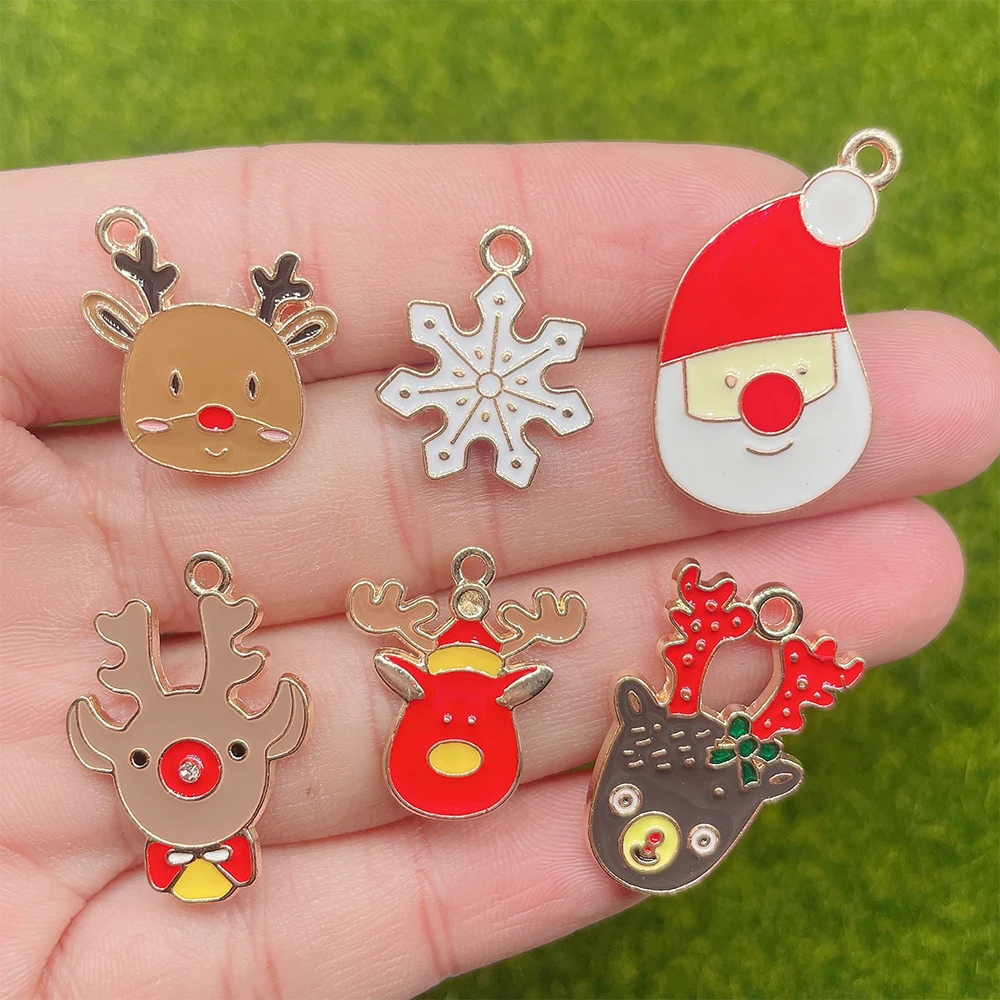 Christmas Style Elk Snowflake Santa Claus 20 Pieces 2.7*2Cm Cute Pendant Diy Bracelet Necklace Material Charms For Jewelry Make
Christmas Style Elk Snowflake Santa Claus 20 Pieces 2.7*2Cm Cute Pendant Diy Bracelet Necklace Material Charms For Jewelry Make