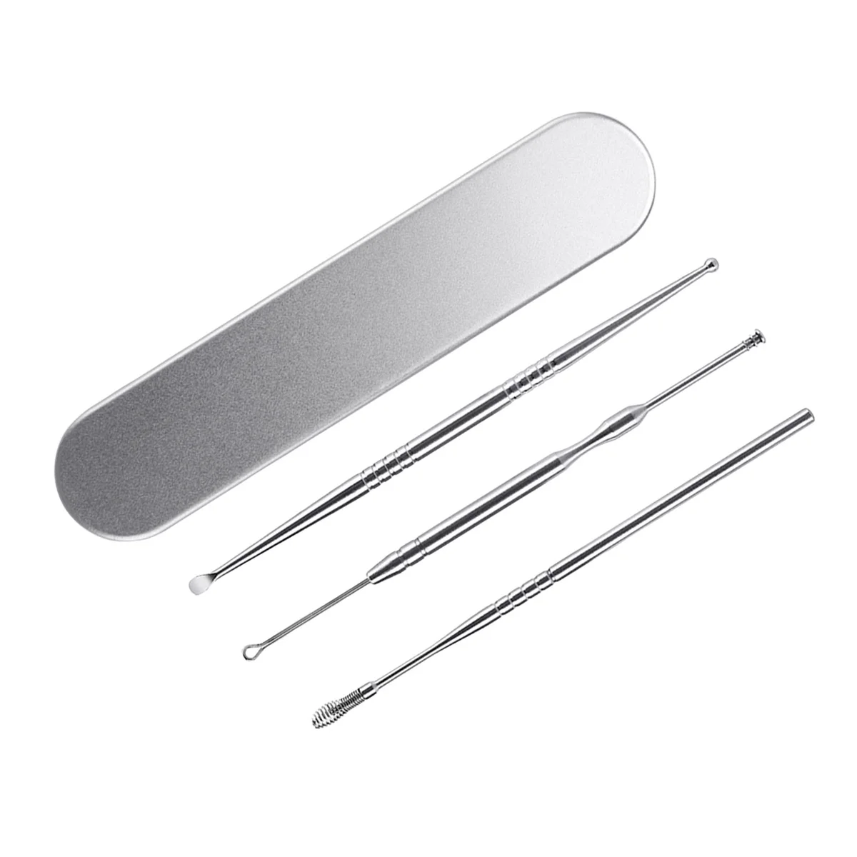 3pcs Stainless Steel Ear Spoon Set Earpick Ear Cleaner Curette Earwax Removal Cleaning Tool
3pcs Stainless Steel Ear Spoon Set Earpick Ear Cleaner Curette Earwax Removal Cleaning Tool