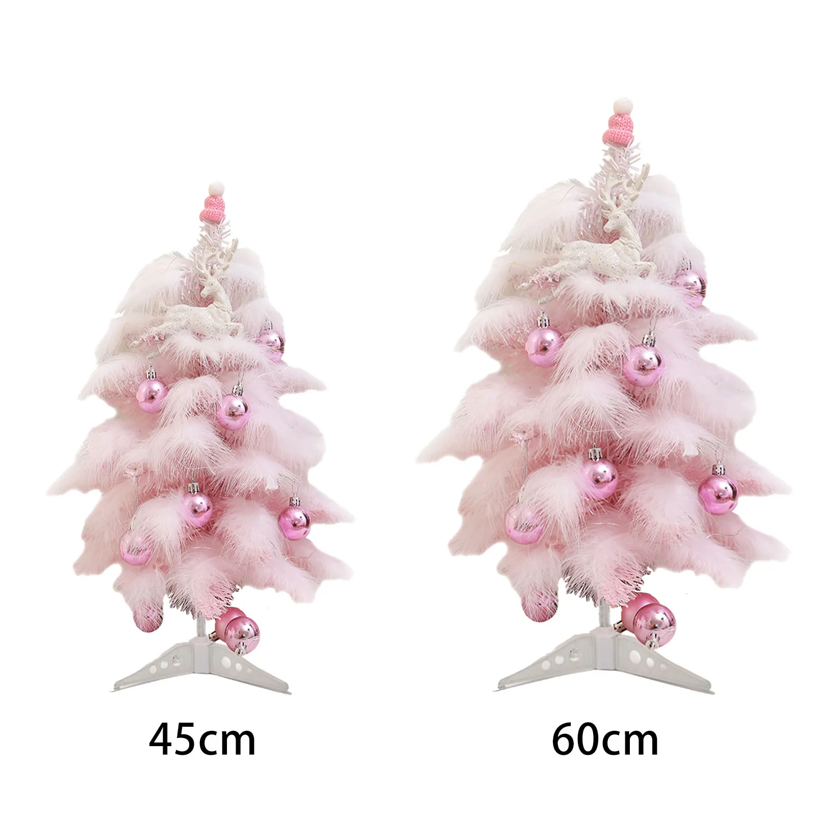 45/60cm Christmas Tree Ornament Elk Balls Feather Xmas Tree Tabletop Decorations For Home Window DIY Artificial Decoration
45/60cm Christmas Tree Ornament Elk Balls Feather Xmas Tree Tabletop Decorations For Home Window DIY Artificial Decoration