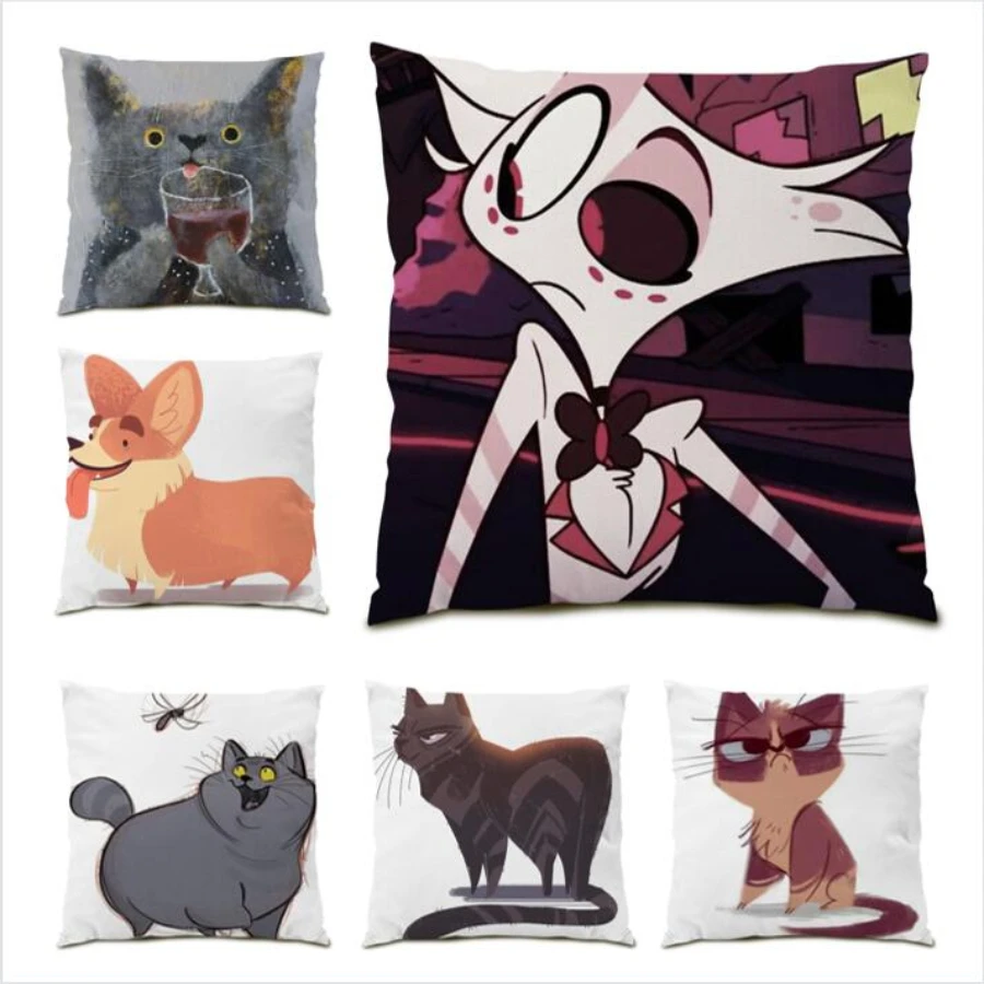 Home Decor Cushion Cover 45x45 Cute Square Throw Pillow Covers Velvet Living Room Decoration Bed Cat Sofa Cartoon Animal E0192
Home Decor Cushion Cover 45x45 Cute Square Throw Pillow Covers Velvet Living Room Decoration Bed Cat Sofa Cartoon Animal E0192