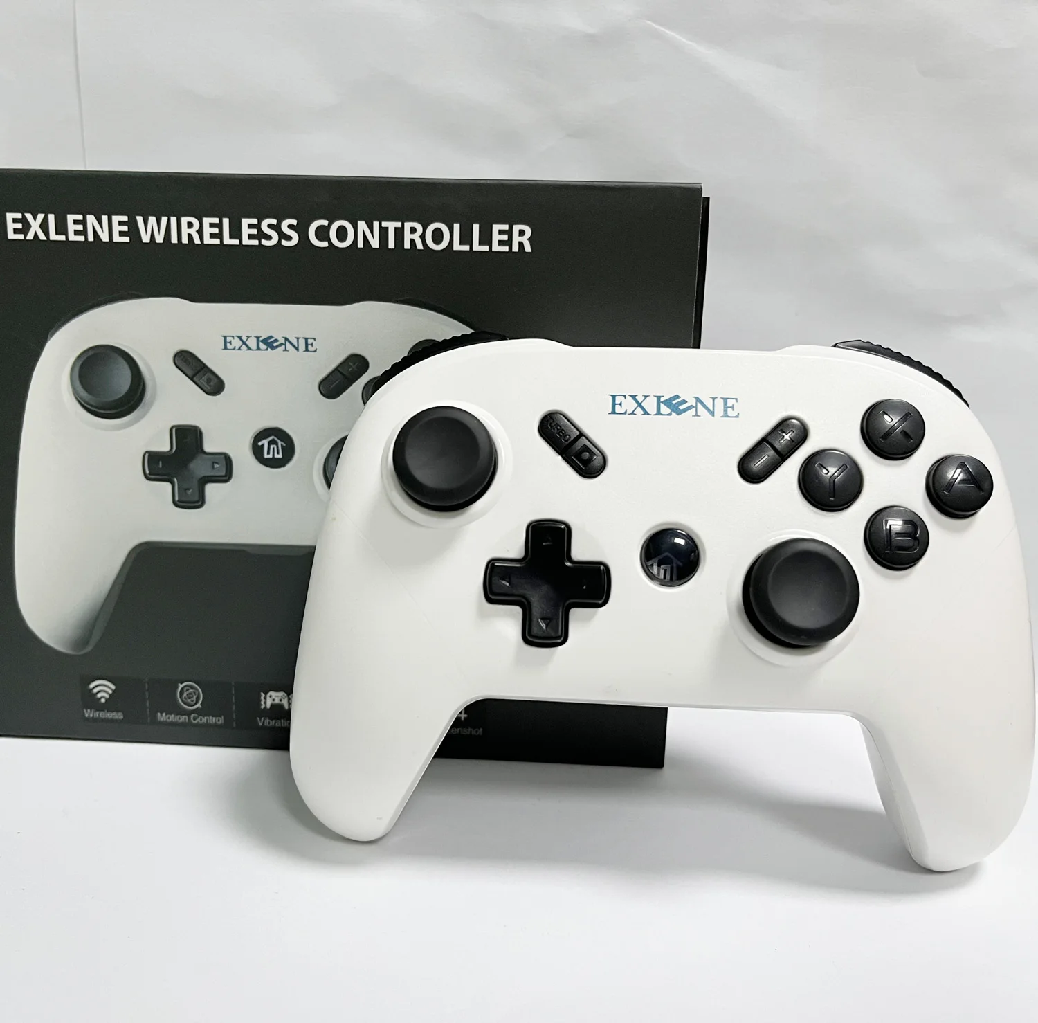 Exlene pro управление для nintendo switch, переключатель беспроводного контроллера с пробуждением, nfc, turbo, перезаряжаемый, bluetooth геймпад
Exlene pro управление для nintendo switch, переключатель беспроводного контроллера с пробуждением, nfc, turbo, перезаряжаемый, bluetooth геймпад