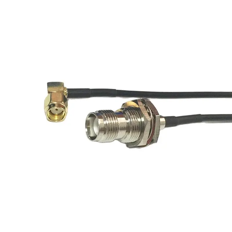 Wifi Router Cable RP-TNC Female Bulkhead Switch RP-SMA Male Plug Right Angle Pigtail Adapter RG174 Wholesale 20CM 8"
Wifi Router Cable RP-TNC Female Bulkhead Switch RP-SMA Male Plug Right Angle Pigtail Adapter RG174 Wholesale 20CM 8"