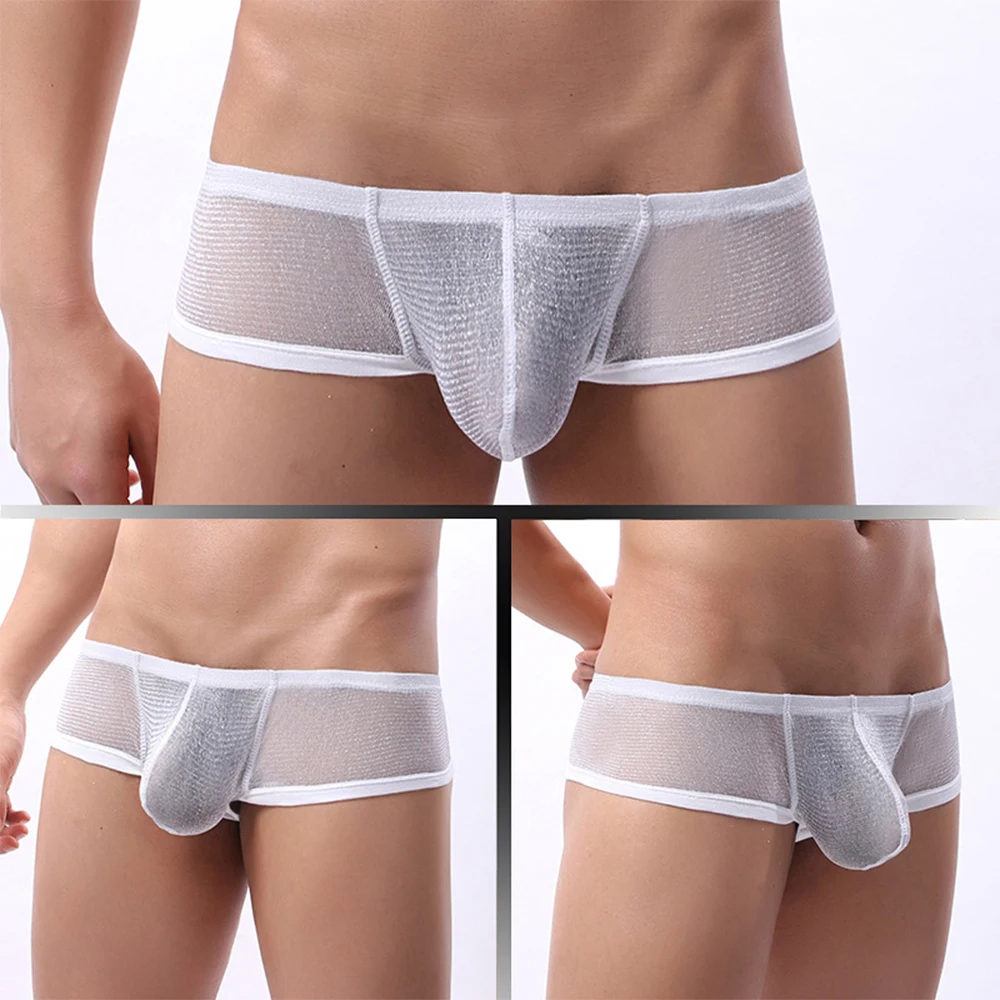 Man Sexy U Convex Underwear ultra Thin Mesh Boxers Mens See-Through Boxer Sheer Pouch Underwear Panties Lingerie Knickers
Man Sexy U Convex Underwear ultra Thin Mesh Boxers Mens See-Through Boxer Sheer Pouch Underwear Panties Lingerie Knickers