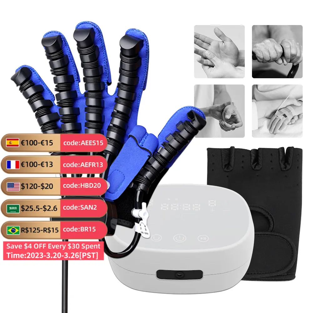 1Pcs Hand Rehabilitation Glove Intelligent Rehabilitation Robot Accessories for Stroke Hemiplegia Finger Hand Strength Training
1Pcs Hand Rehabilitation Glove Intelligent Rehabilitation Robot Accessories for Stroke Hemiplegia Finger Hand Strength Training