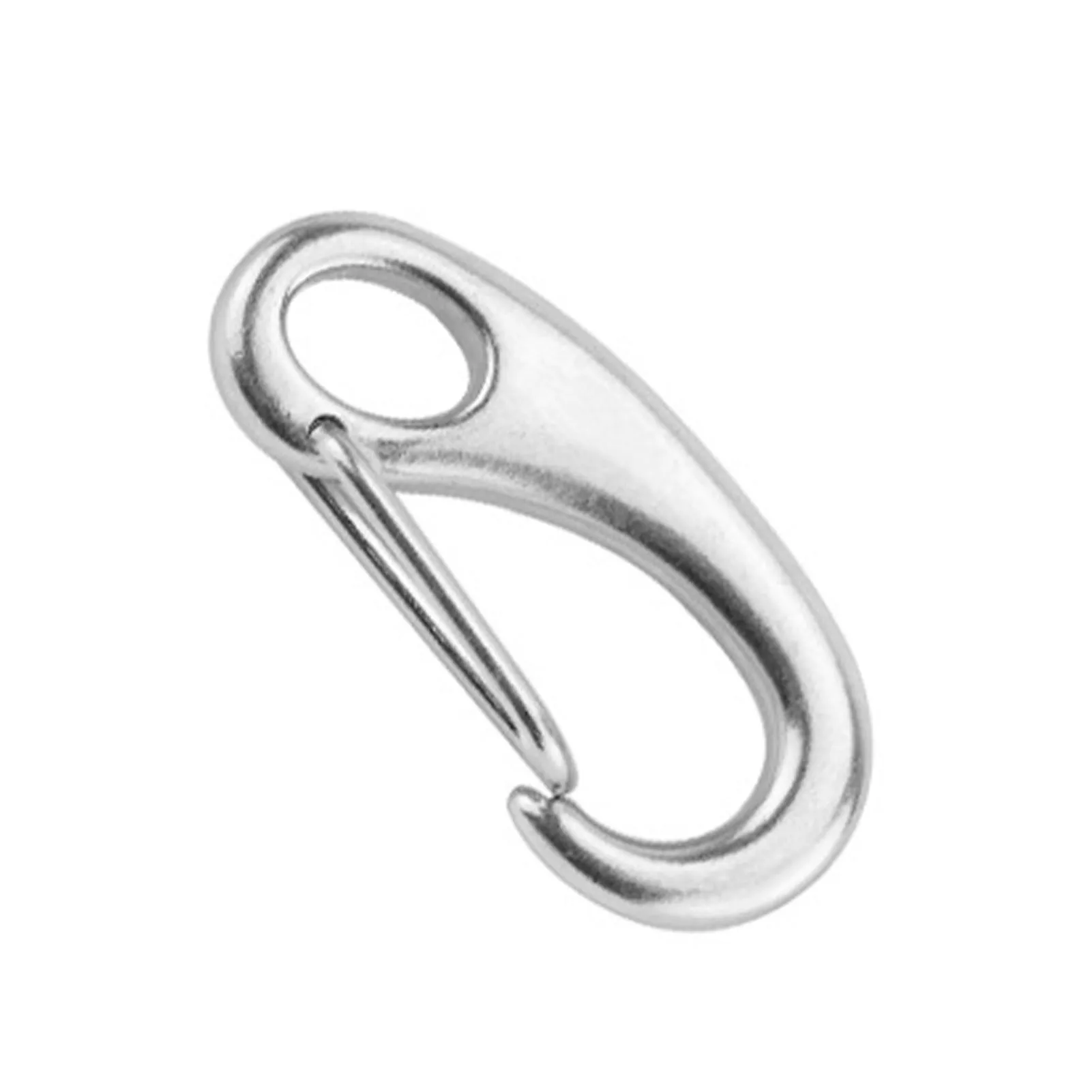 2-inch Rope Carabiner Hook 21g Stainless Steel Spring Snap Hook Clip W/ 1000 Lbs Capacity Heavy-duty Keychain For Gym Camping
2-inch Rope Carabiner Hook 21g Stainless Steel Spring Snap Hook Clip W/ 1000 Lbs Capacity Heavy-duty Keychain For Gym Camping