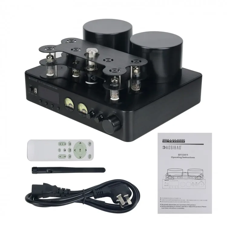 

AV-889 USB DAC Lossless Decoding 200W + 200W Hifi Tube Amplifier