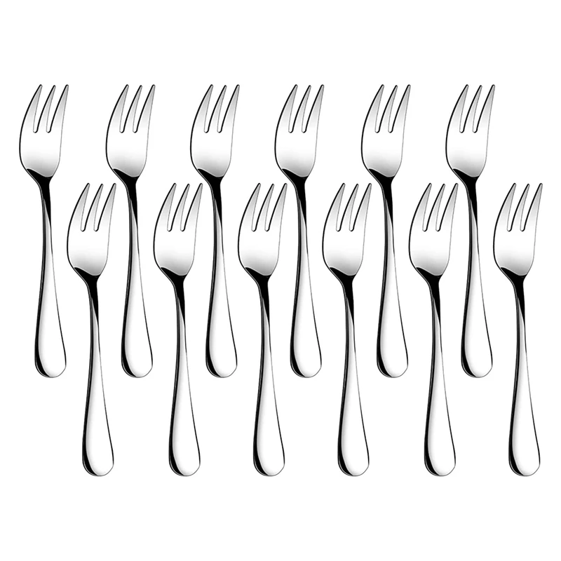 Dessert Forks Set of 12, 5.5Inches, Stainless Steel Cocktail Forks, Appetizer Small Forks, Fruit Salad Forks for Party
Dessert Forks Set of 12, 5.5Inches, Stainless Steel Cocktail Forks, Appetizer Small Forks, Fruit Salad Forks for Party