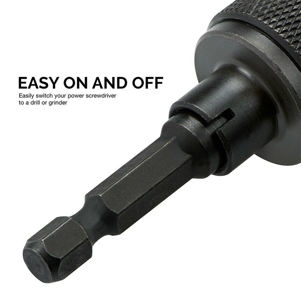 1/4inch Keyless Drill Chuck 0.3-6.5mm Hex Shank Chuck Adapter Drill Converter Tool Drill Chuck Clamp Quick Change Driver
1/4inch Keyless Drill Chuck 0.3-6.5mm Hex Shank Chuck Adapter Drill Converter Tool Drill Chuck Clamp Quick Change Driver