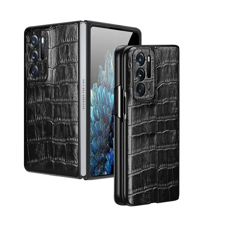 Luxury Genuine Leather Case for OPPO Find N 5G Cover with 3D Crocodile Skin Patterned Shockproof Protective Funda
Luxury Genuine Leather Case for OPPO Find N 5G Cover with 3D Crocodile Skin Patterned Shockproof Protective Funda