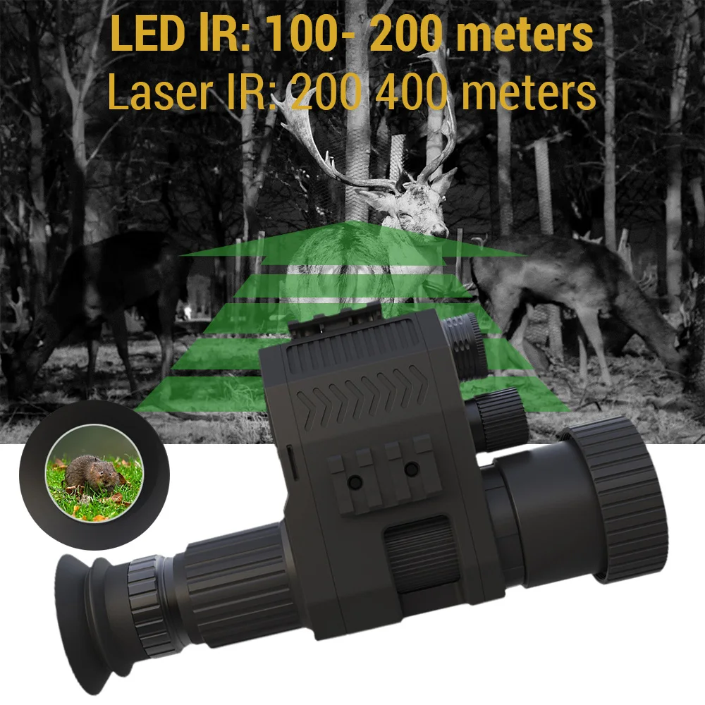 Tomshoo Night Vision to Hunt Night Vision Scope Hunting Camera Hunting Sight IR Camera 1080P Infrared Night Vision Monocular
Tomshoo Night Vision to Hunt Night Vision Scope Hunting Camera Hunting Sight IR Camera 1080P Infrared Night Vision Monocular