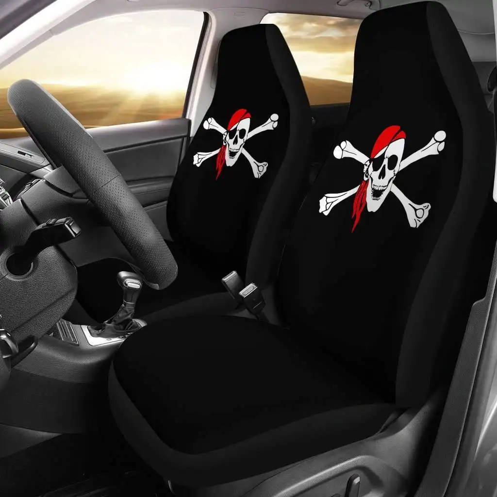 Pirate Skull And Crossbones Car Seat Covers Amazing Gift,Pack of 2 Universal Front Seat Protective Cover
Pirate Skull And Crossbones Car Seat Covers Amazing Gift,Pack of 2 Universal Front Seat Protective Cover