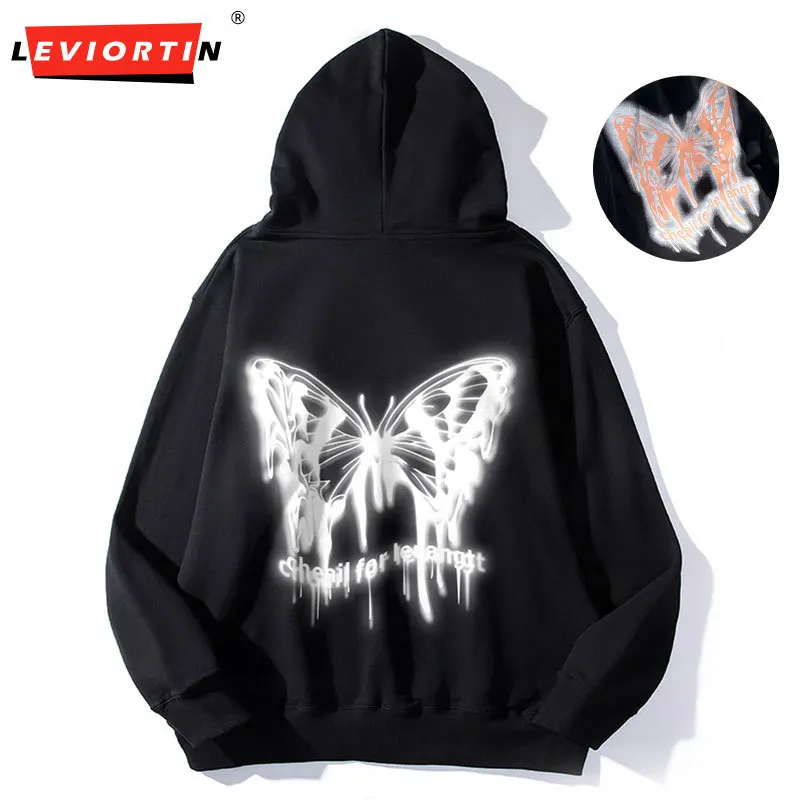 В стиле «хип-хоп» для мужчин, толстовка с капюшоном в виде бабочки, с фотохромным эффектом принт в стиле панк, готика, Харадзюку Модная хлопк...
В стиле «хип-хоп» для мужчин, толстовка с капюшоном в виде бабочки, с фотохромным эффектом принт в стиле панк, готика, Харадзюку Модная хлопк...