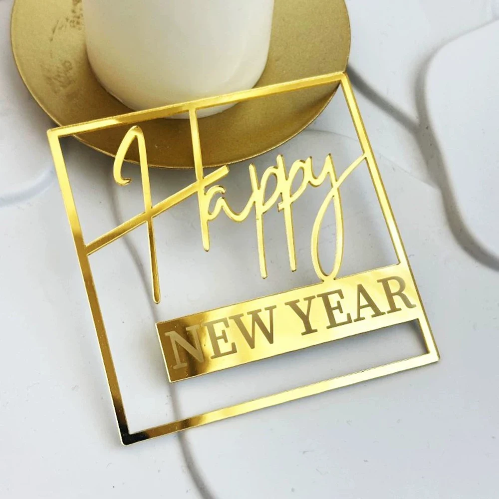 Акриловые новогодние топперы для торта
Акриловые новогодние топперы для торта