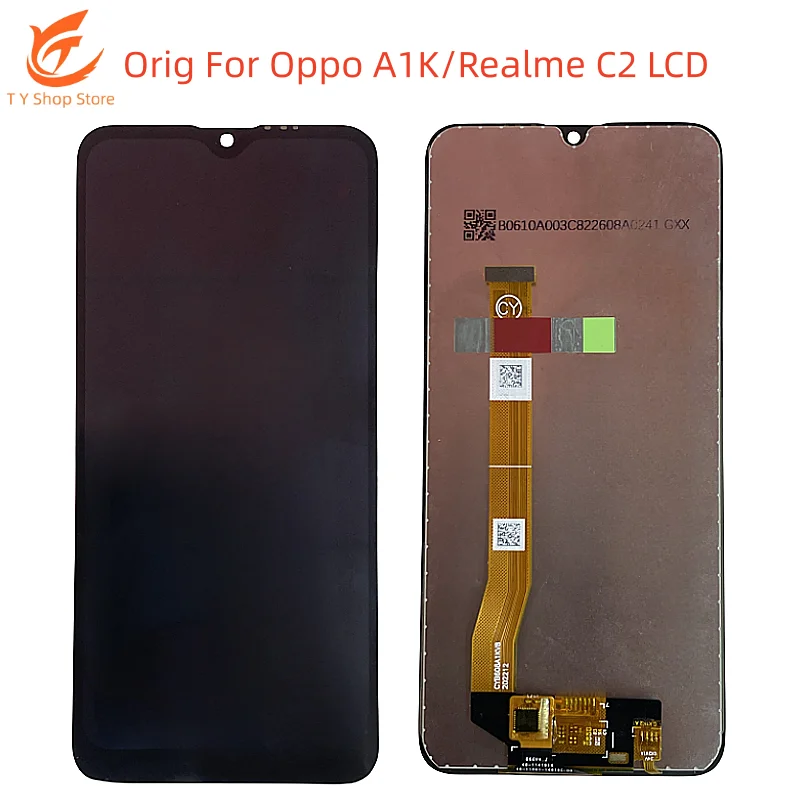 Оригинальный дисплей для Oppo A1k CPH1923, ЖК-дисплей, цифровой сенсорный экран с рамкой для Oppo Realme C2 rmx1923, сменный экран
Оригинальный дисплей для Oppo A1k CPH1923, ЖК-дисплей, цифровой сенсорный экран с рамкой для Oppo Realme C2 rmx1923, сменный экран