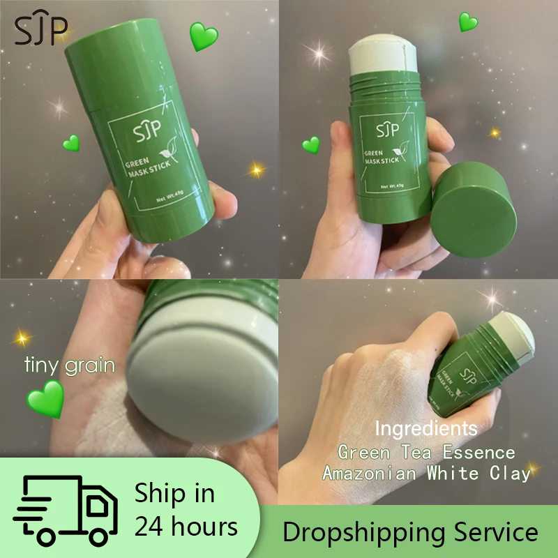 Маска для лица SJP с зеленым чаем для глубокого очищения, очищающая палочка для очищения пор, для удаления черных точек, глины, уход за кожей
Маска для лица SJP с зеленым чаем для глубокого очищения, очищающая палочка для очищения пор, для удаления черных точек, глины, уход за кожей
