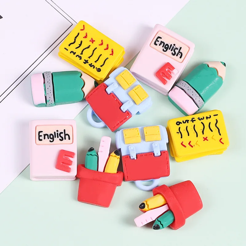 10 New Kawaii Cute Cartoon School Supplies Series Resin Flat DIY Crafts Scrapbook Hair Bow Center Accessories Embellishment A32
10 New Kawaii Cute Cartoon School Supplies Series Resin Flat DIY Crafts Scrapbook Hair Bow Center Accessories Embellishment A32