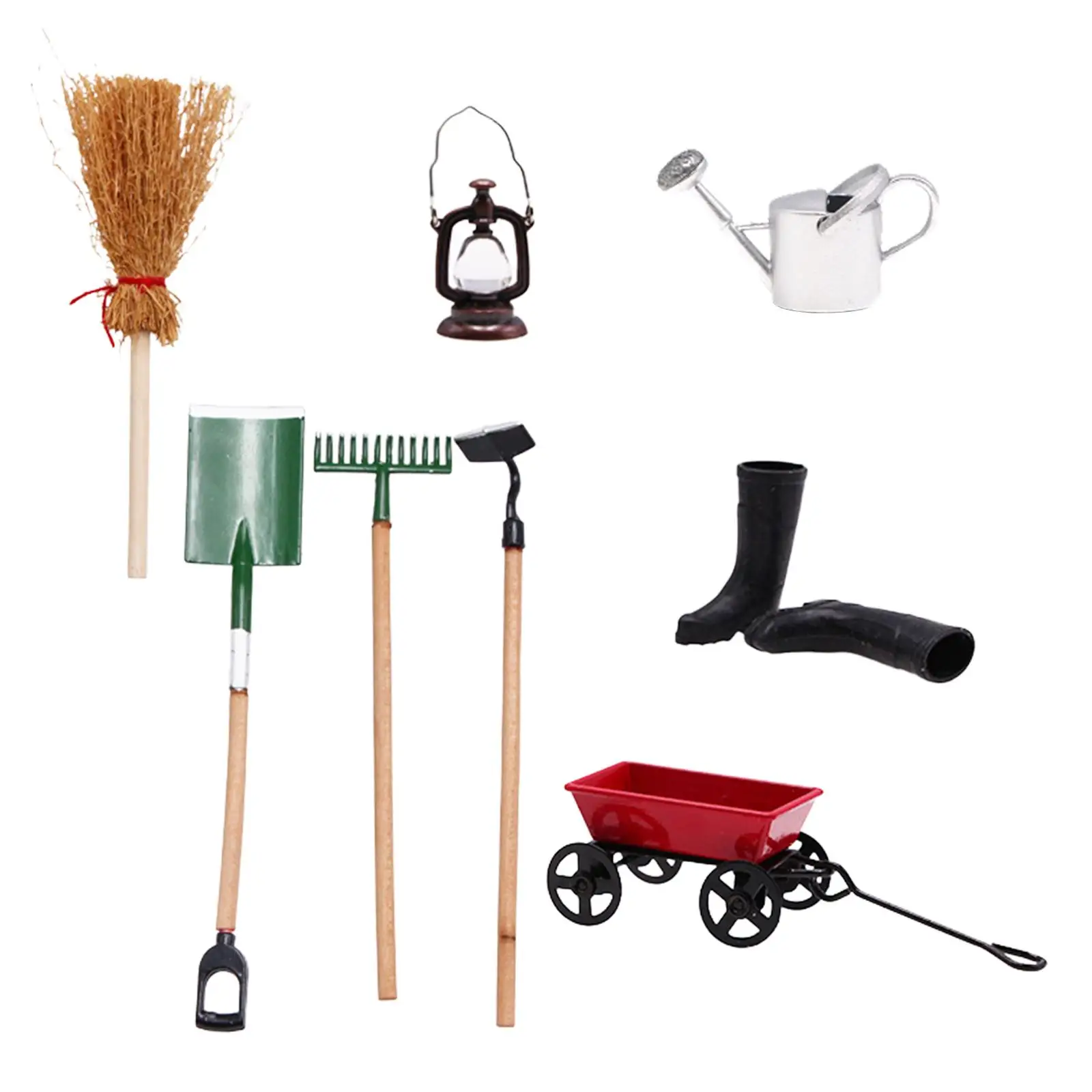 Alloy Dollhouse Garden Tools 1/12 Miniature Decor Toys Model Crafts Props Play Accs Gifts Mini Repair Tools for Children Kids
Alloy Dollhouse Garden Tools 1/12 Miniature Decor Toys Model Crafts Props Play Accs Gifts Mini Repair Tools for Children Kids