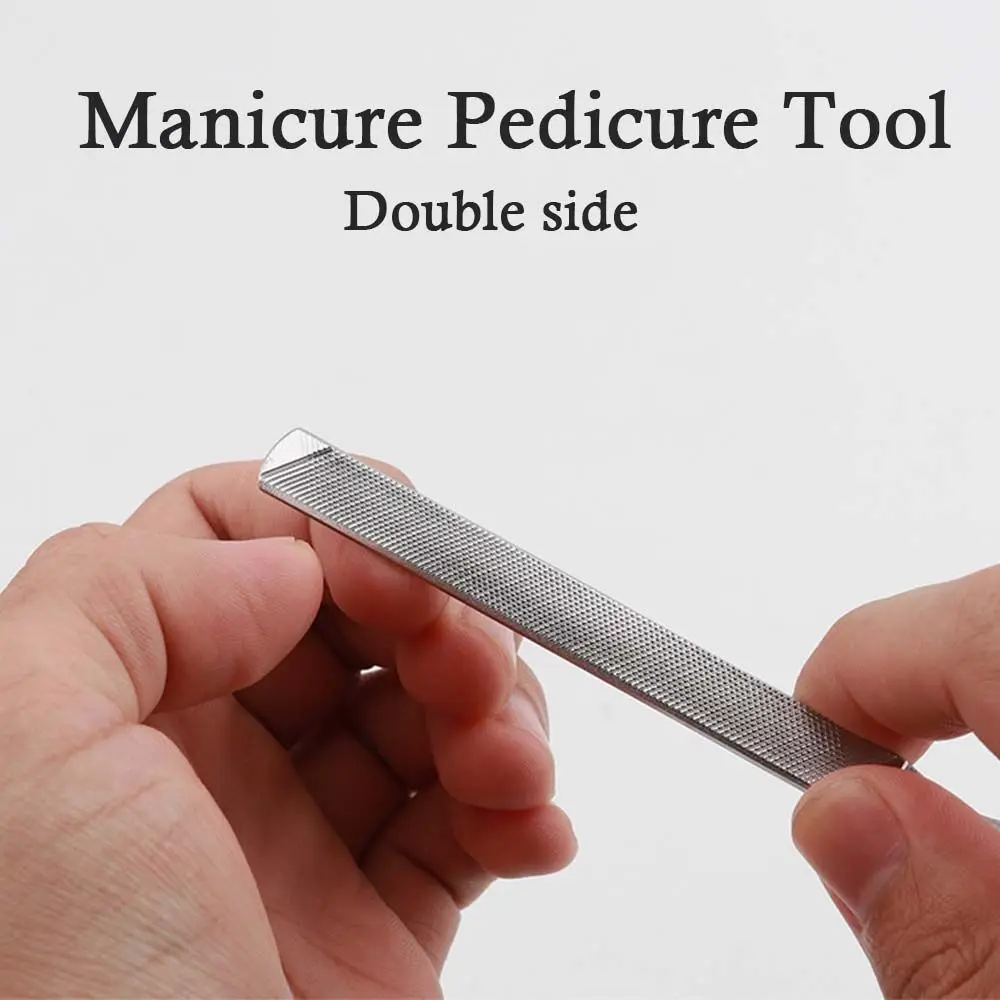 Double-sided Stainless Steel Nail File Durable Non-slip Nail Files Professional Nail Grinding Equipments
Double-sided Stainless Steel Nail File Durable Non-slip Nail Files Professional Nail Grinding Equipments