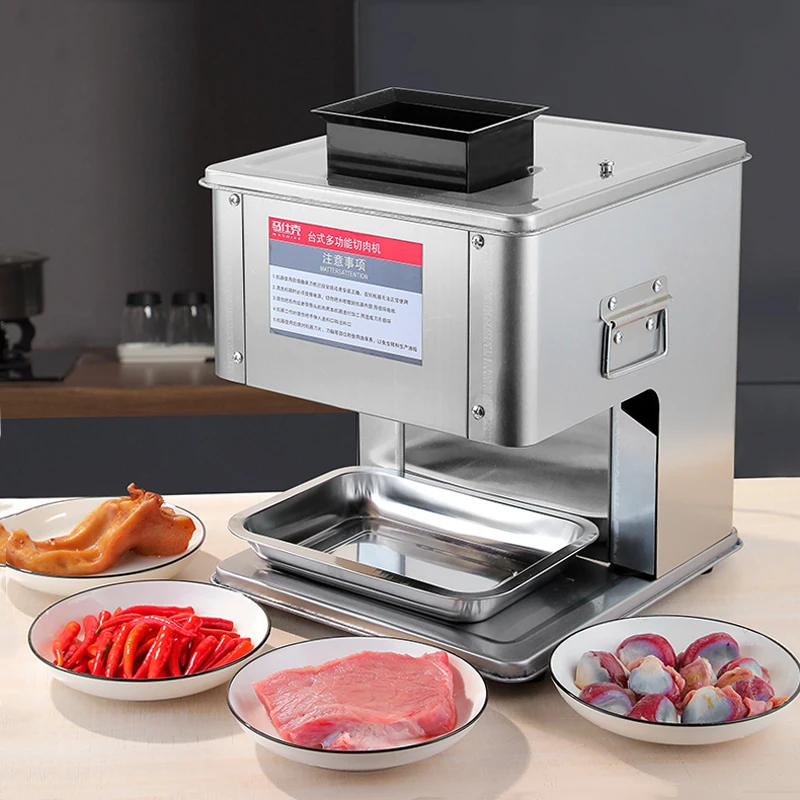 220V Electric Meat Slicer Commercial Meat Slicing Machine Stainless Steel Vegetable Cutter Machine
220V Electric Meat Slicer Commercial Meat Slicing Machine Stainless Steel Vegetable Cutter Machine