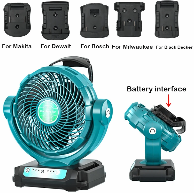 Многофункциональный вентилятор с установленным временем, беспроводной, для Makita, для Dewalt, Bosch, Milwaukee, Black & Decker, 18 в, 20 в, литий-ионный аккумулятор, электроинструмент, вентилятор
Многофункциональный вентилятор с установленным временем, беспроводной, для Makita, для Dewalt, Bosch, Milwaukee, Black & Decker, 18 в, 20 в, литий-ионный аккумулятор, электроинструмент, вентилятор